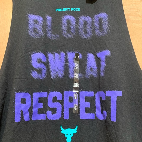 Mens- The Rock- Under Armour- Muscle Tank Top XL - Picture 2 of 4